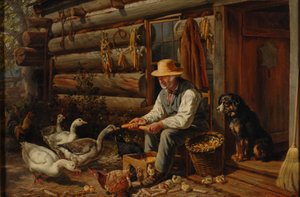 O velho pioneiro: tio Dan e seus animais de estimação, 1878