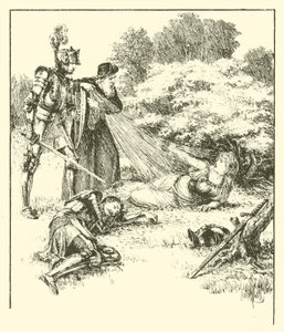 Sir Guyon, The Bower Of Bliss (gravura)