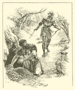 Sir Guyon, The Realm Of Pluto (gravura) de Arthur George Walker
