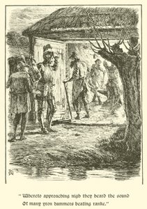 The Legend Of Britomart, The House Of Care (gravura) de Arthur George Walker