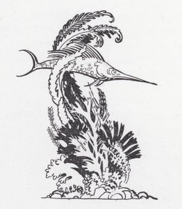 Cinco braçadas de teu pai (litho)
