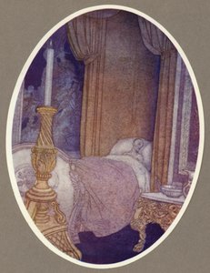 O Bispo ordena a sua tumba na Igreja de São Praxed (cor litho)