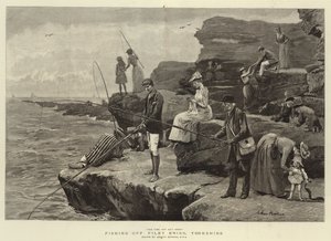 Pesca, desligado, Filey, Brigg, yorkshire