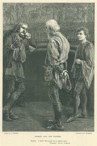 Ilustração para Hamlet de Arthur Hopkins