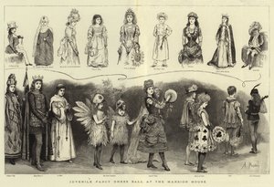 Juvenile Fancy Dress Ball na casa da mansão de Arthur Hopkins
