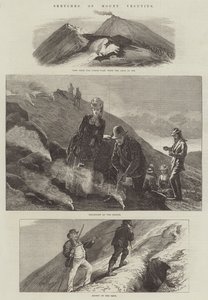 Esboços do Monte Vesúvio de Arthur Hopkins