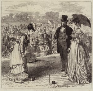 O Croquet Club de Toda a Inglaterra em Wimbledon de Arthur Hopkins