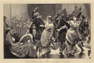O Baile Caledonian, dançando o Reel O &39;Tulloch