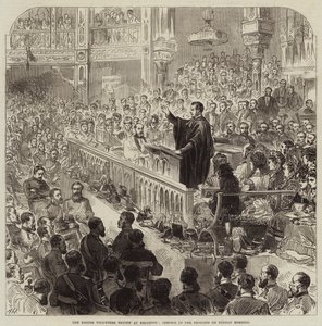A Revisão Voluntária da Páscoa em Brighton, Serviço no Pavilhão no Domingo de Manhã de Arthur Hopkins