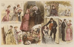 O jogo de guerra da sociedade (chromolitho) de Arthur Hopkins
