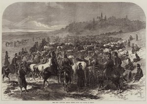 A guerra, capturou cavalos franceses após a batalha de Sedan