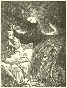 Na parte de trás do vento norte de Arthur Hughes