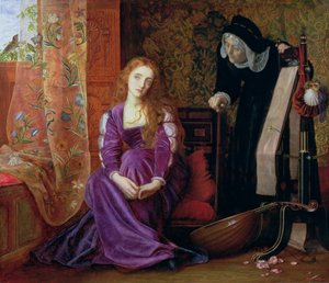 &39;The Pained Heart&39;, ou &39;Sigh No More, Ladies&39;, 1868 de Arthur Hughes
