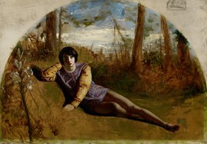 O jovem poeta, 1849 de Arthur Hughes