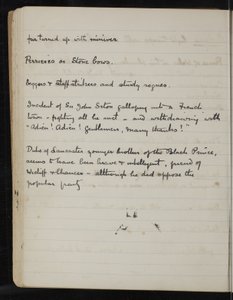 Página de um caderno da The White Company, o caso do Folio do Vault da biblioteca Newberry MS 5116 no. 2 de Arthur Ignatius Conan Doyle
