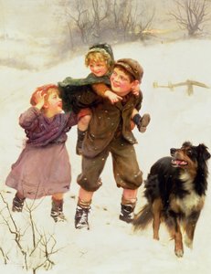 O Passeio do Porquinho de Costas de Arthur John Elsley
