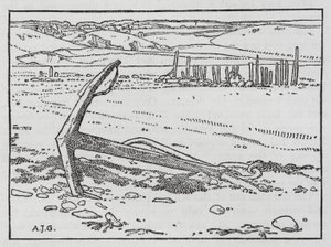 Hans Christian Andersen: A Pequena Sereia (litho) de Arthur Joseph Gaskin