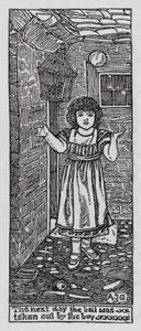 Hans Christian Andersen: Os Amantes (litho) de Arthur Joseph Gaskin
