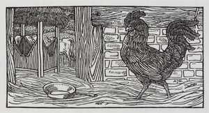 Hans Christian Andersen: "Não há dúvidas sobre isso" (litho) de Arthur Joseph Gaskin
