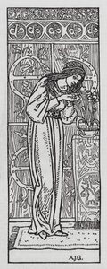 Hans Christian Andersen: Thumbelina (litho) de Arthur Joseph Gaskin