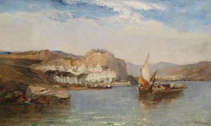 Perto de Amalfi, Golfo de Salerno, Itália, 1877