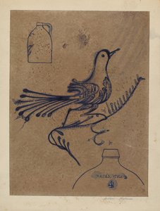 Jarro de grés, c. 1937. de Arthur Matthews