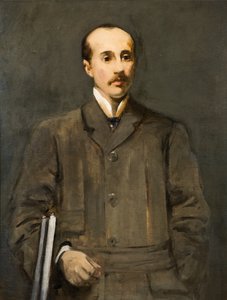 Um estudo de retrato [J Martin White] de Arthur Melville