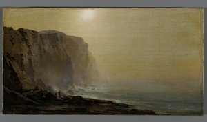 Manhã enevoada, Costa do Maine, final dos anos 1860 de Arthur Parton
