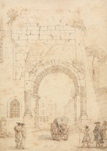 O Arco de Tito do Fórum, Roma
