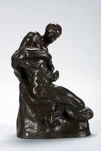 Homem e cobra de Arthur Putnam