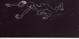 Um Beastie (caneta e tinta sobre papel) de Arthur Rackham