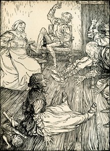 Sonho de uma noite de verão de Arthur Rackham