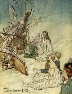 Sonho de uma noite de verão de Arthur Rackham