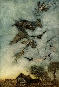 Sonho de uma noite de verão de Arthur Rackham