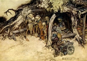 Sonho de uma noite de verão de Arthur Rackham