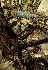 Sonho de uma noite de verão de Arthur Rackham