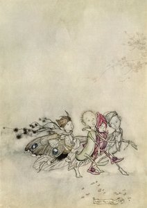 Sonho de uma noite de verão de Arthur Rackham