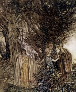 Sonho de uma noite de verão de Arthur Rackham