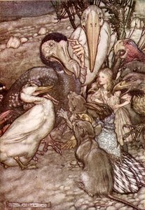 Alice s aventuras no país das maravilhas por Lewis Carroll de Arthur Rackham