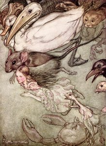 As Aventuras de Alice no País das Maravilhas por Lewis Carroll de Arthur Rackham