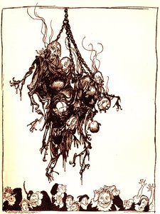 &39;Hop-Frog&39; de Edgar Allan Poe de Arthur Rackham