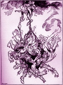 "Hop-Frog" por Edgar Allan Poe de Arthur Rackham