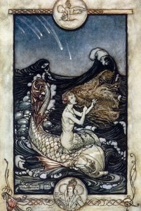Ilustração de Arthur RACKHAM (1867-1939) para The Dream of a Summer Night de William SHAKESPEARE de Arthur Rackham