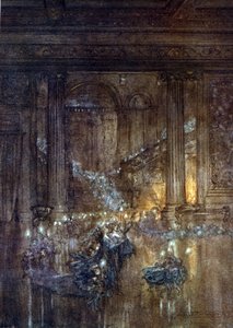 Ilustração de Arthur RACKHAM (1867-1939) para The Dream of a Summer Night de William SHAKESPEARE de Arthur Rackham
