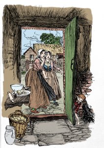 Ilustração de Arthur RACKHAM (1867-1939) para The Dream of a Summer Night de William SHAKESPEARE de Arthur Rackham