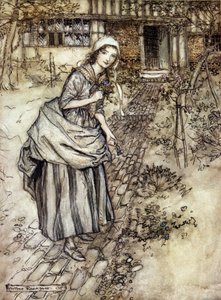 Ilustração de Arthur RACKHAM (1867-1939) para The Dream of a Summer Night de William SHAKESPEARE de Arthur Rackham