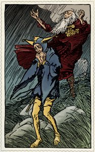 Rei Lear por William Shakespeare de Arthur Rackham