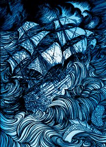 &39;Manuscript Found in a Bottle&39;, de Edgar Allan Poe de Arthur Rackham