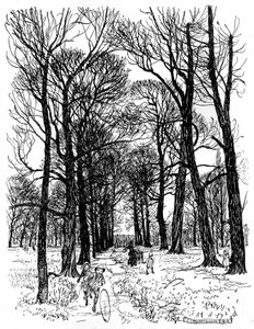 Peter Pan em Kensington Gardens de Arthur Rackham