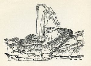 A Minhoca Laidly de Arthur Rackham